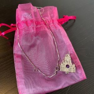 (3 for $20) Disney parks castle necklace